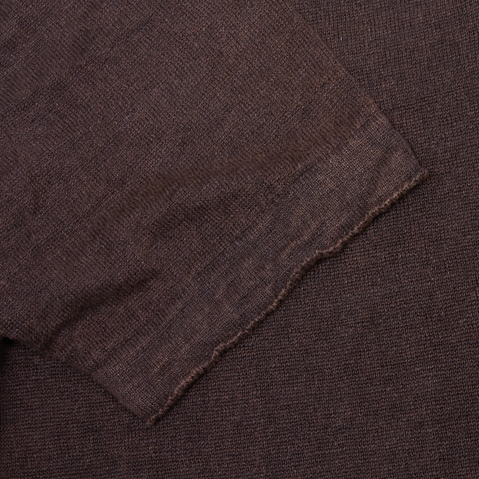 GRP Linen Short Sleeve Polo in Brown