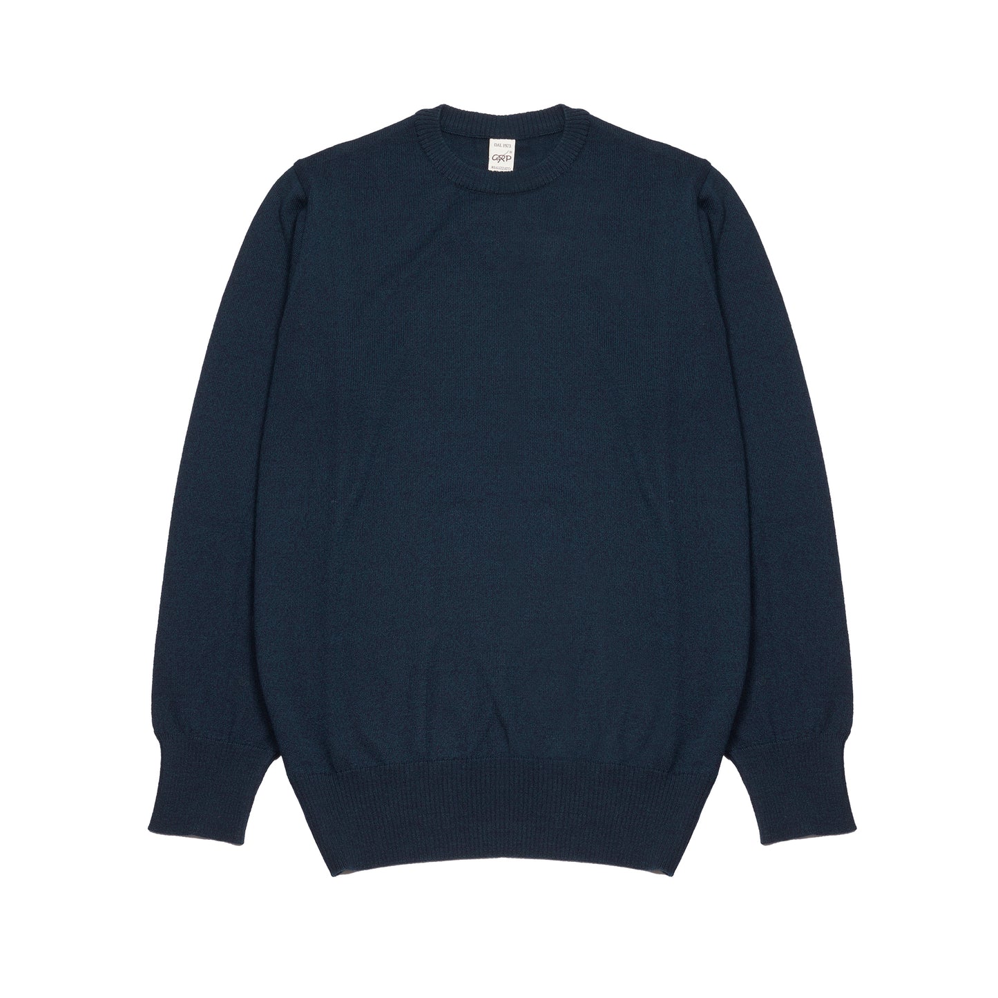 GRP Merino Crew Neck Jumper in Oil Mouline