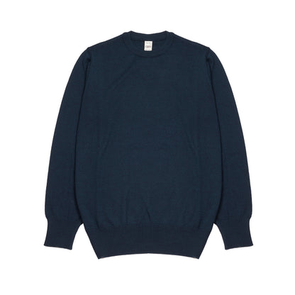GRP Merino Crew Neck Jumper in Oil Mouline