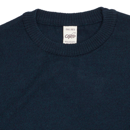 GRP Merino Crew Neck Jumper in Oil Mouline