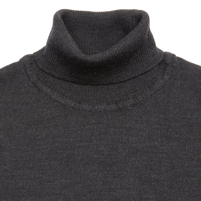 GRP Dolcevita Rollneck Merino Jumper in Charcoal