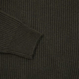 GRP Anorak Zip Neck Cashmere/Wool Jumper in Green