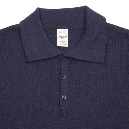 GRP Merino Sailor Polo Shirt in Blue