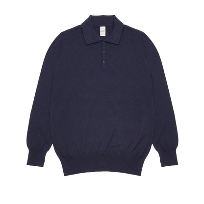 GRP Merino Sailor Polo Shirt in Blue