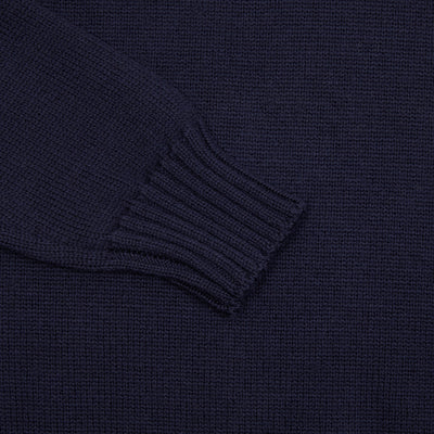 GRP Merino Shawl Collar Jumper in Blue