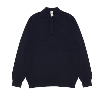 GRP Merino Knit Polo in Navy