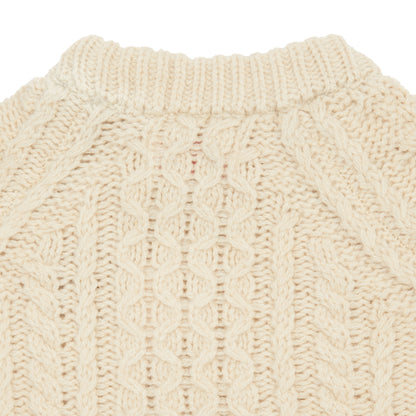 GRP Women's Casa Isaac Steve Cable Knit Jumper in Rope