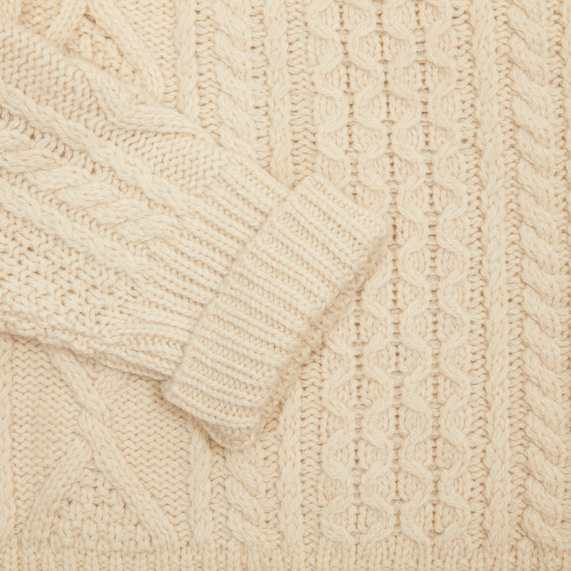 GRP Women's Casa Isaac Steve Cable Knit Jumper in Rope