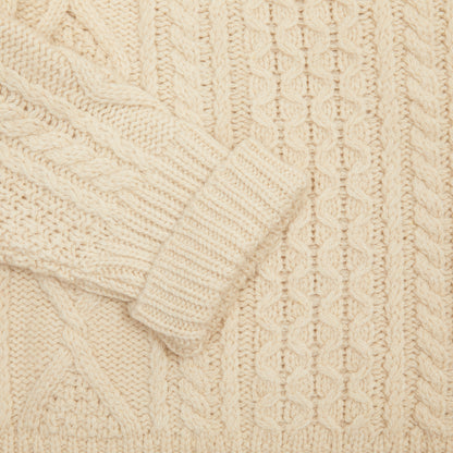 GRP Women's Casa Isaac Steve Cable Knit Jumper in Rope