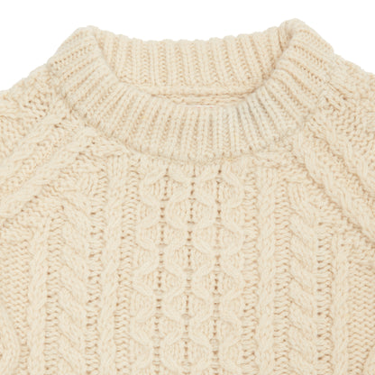 GRP Women's Casa Isaac Steve Cable Knit Jumper in Rope