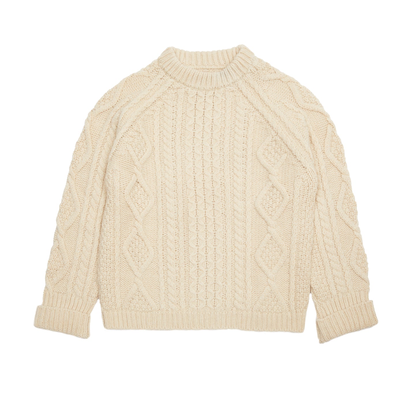 GRP Women's Casa Isaac Steve Cable Knit Jumper in Rope