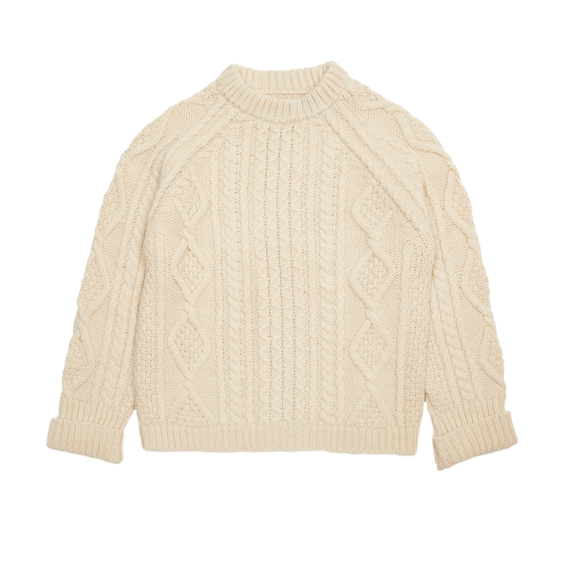 GRP Women's Casa Isaac Steve Cable Knit Jumper in Rope