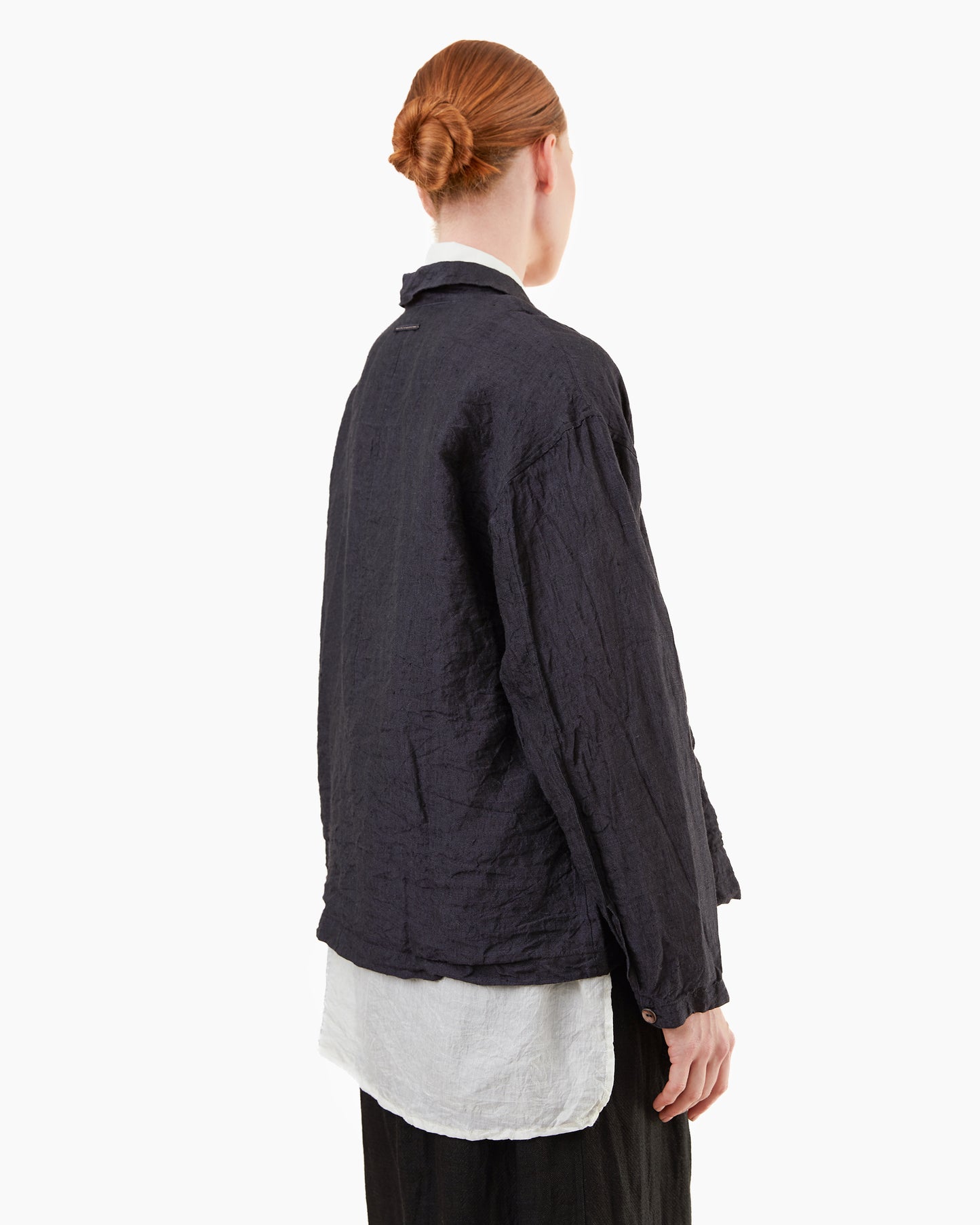 Guptiha Teori Linen 60 Jacket in Black