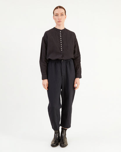 Guptiha Women's Cotton Trouser in Black