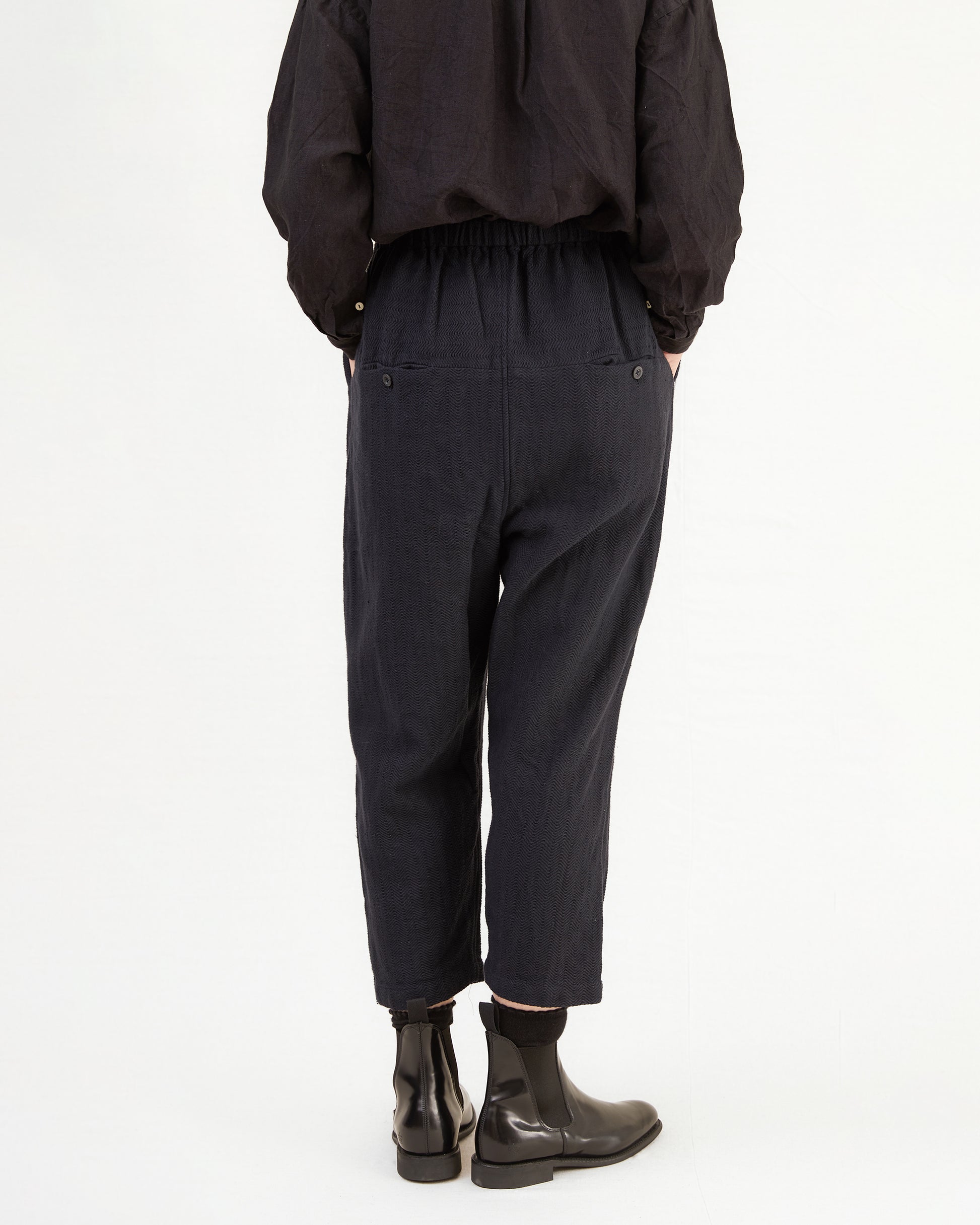 Guptiha Women's Cotton Trouser in Black