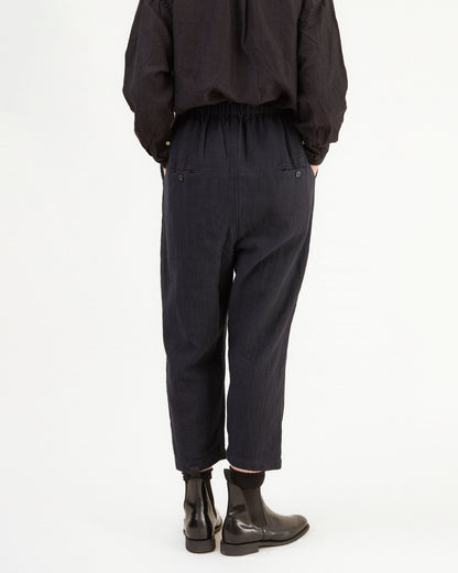 Guptiha Women's Cotton Trouser in Black