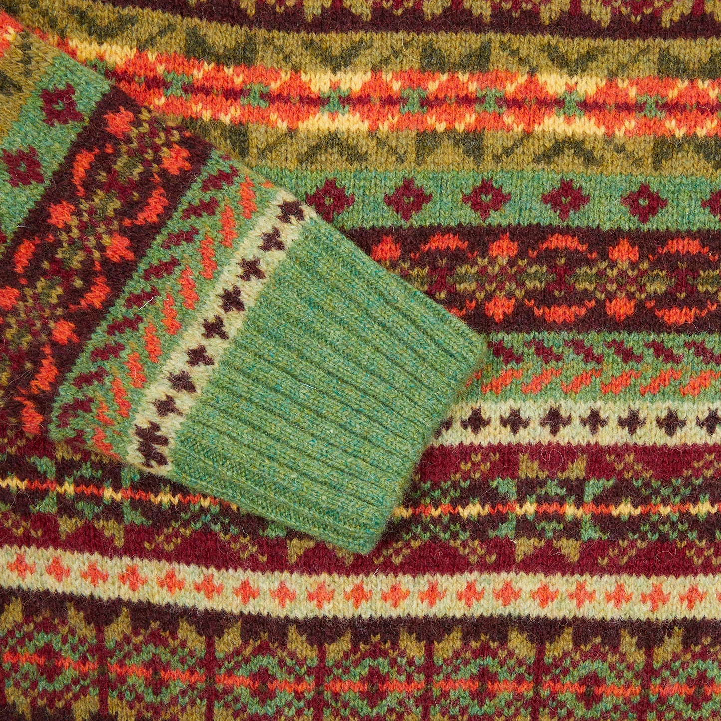 Harley Fair Isle Jumper in Baize