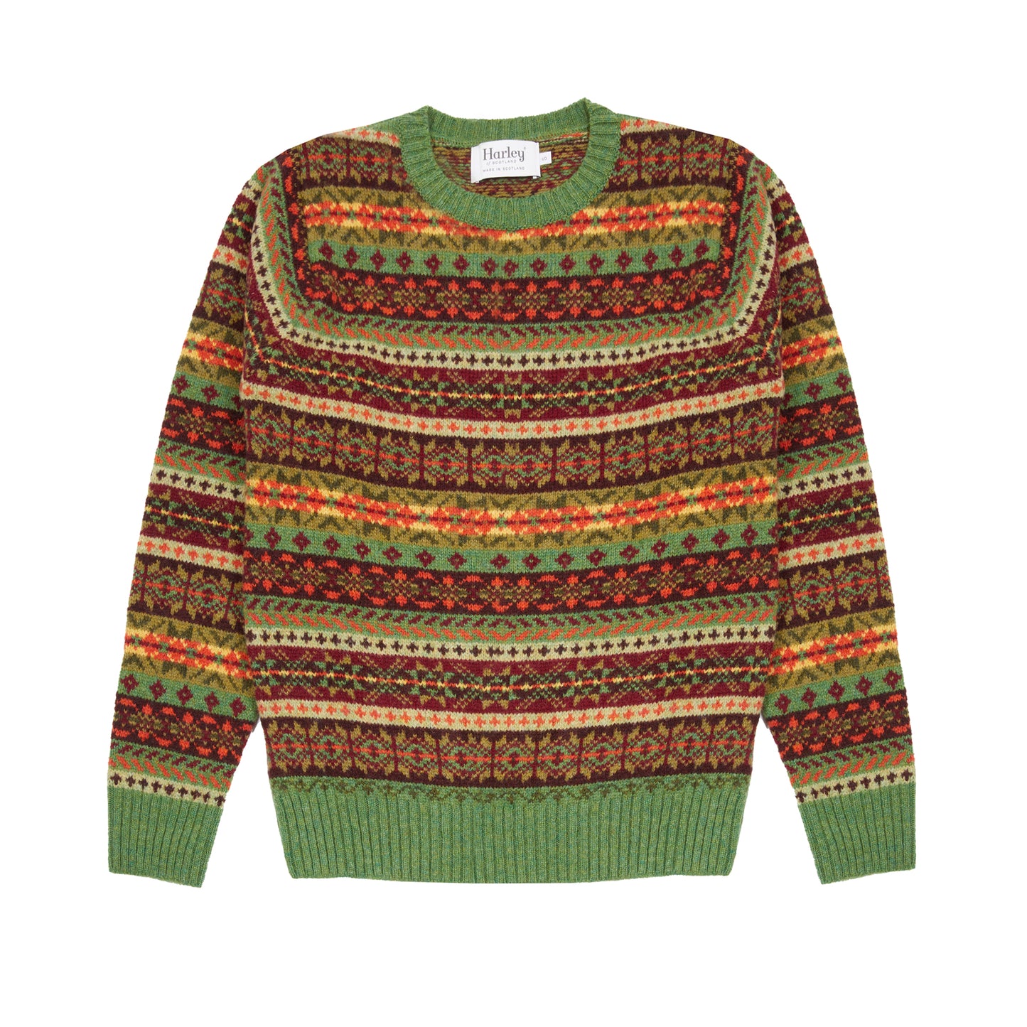 Harley Fair Isle Jumper in Baize