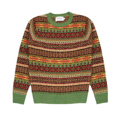 Harley Fair Isle Jumper in Baize