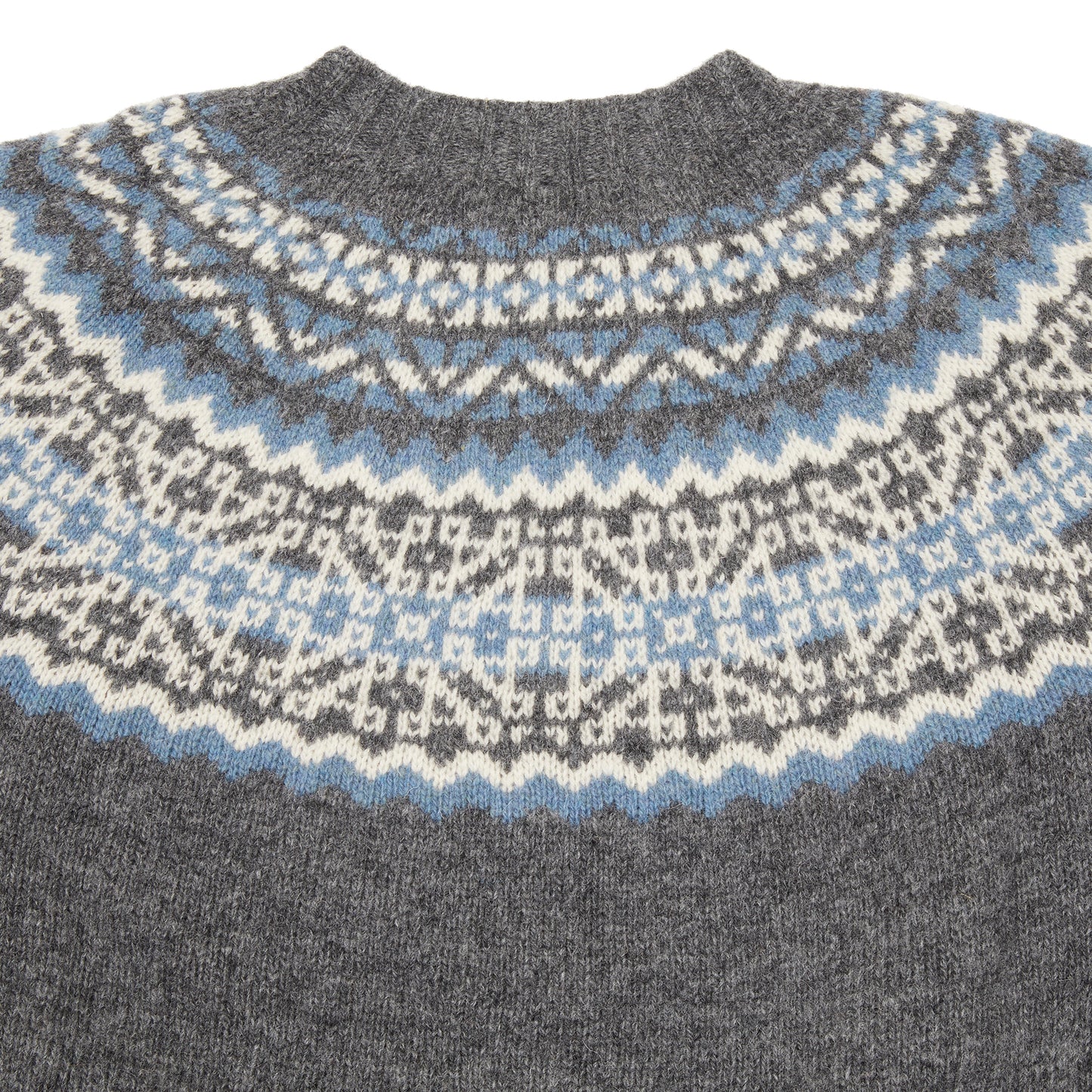 Harley Fair Isle Yoke Jumper in Basalt