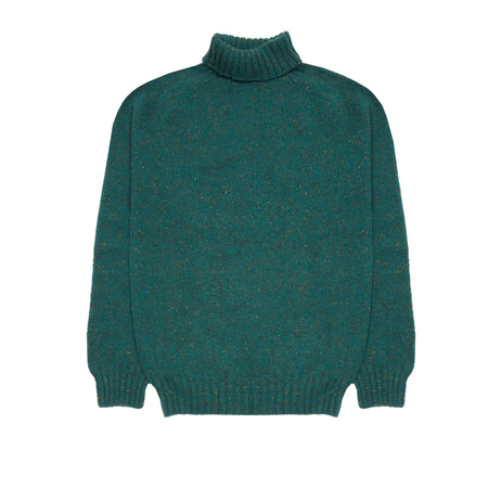 Harley Glenugie Nep Polo Neck Sweater in Canna 1