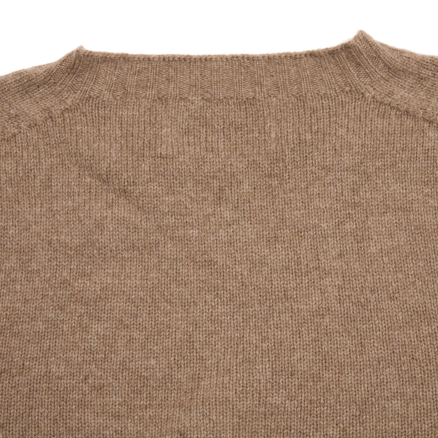 Harley Lambswool Jumper in Dark Natural