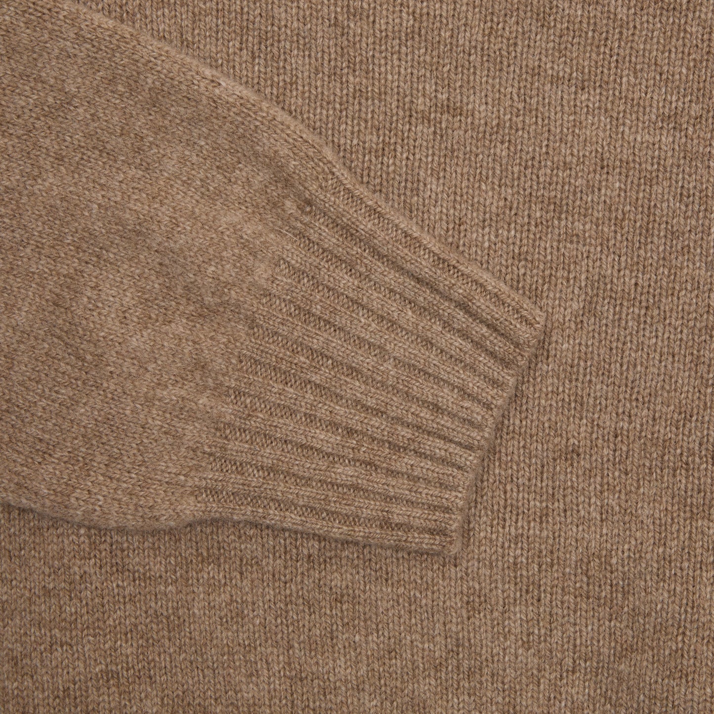 Harley Lambswool Jumper in Dark Natural