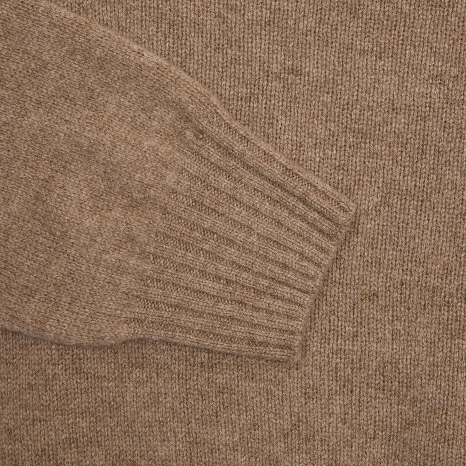 Harley Lambswool Jumper in Dark Natural