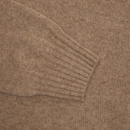 Harley Lambswool Jumper in Dark Natural