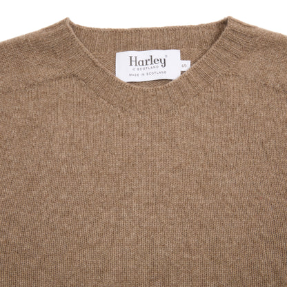 Harley Lambswool Jumper in Dark Natural