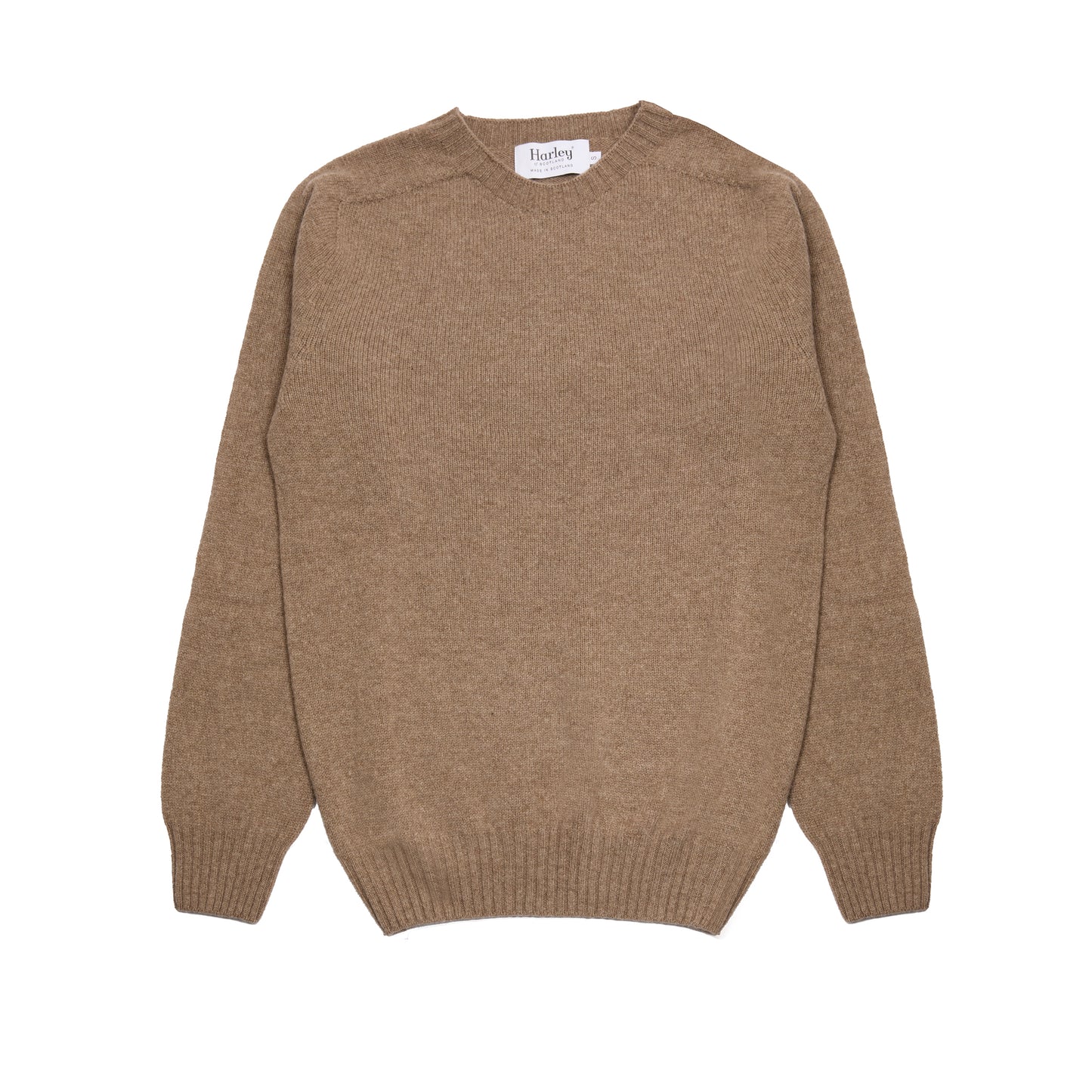 Harley Lambswool Jumper in Dark Natural
