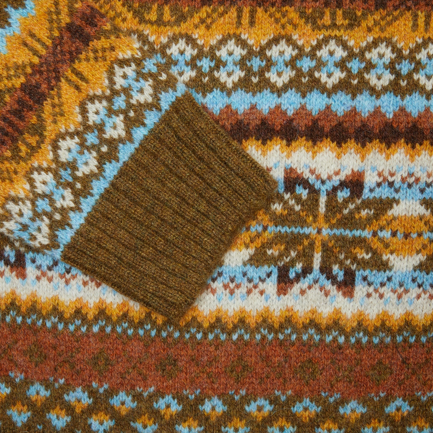 Harley Fair Isle Jumper in Moorland