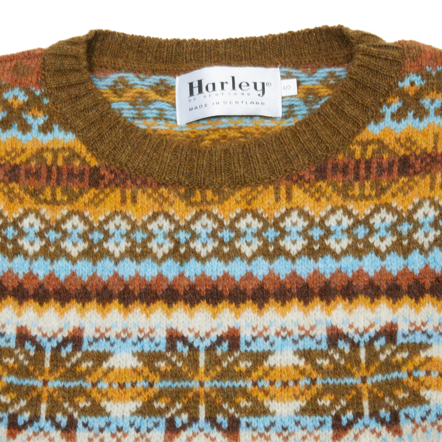 Harley Fair Isle Jumper in Moorland