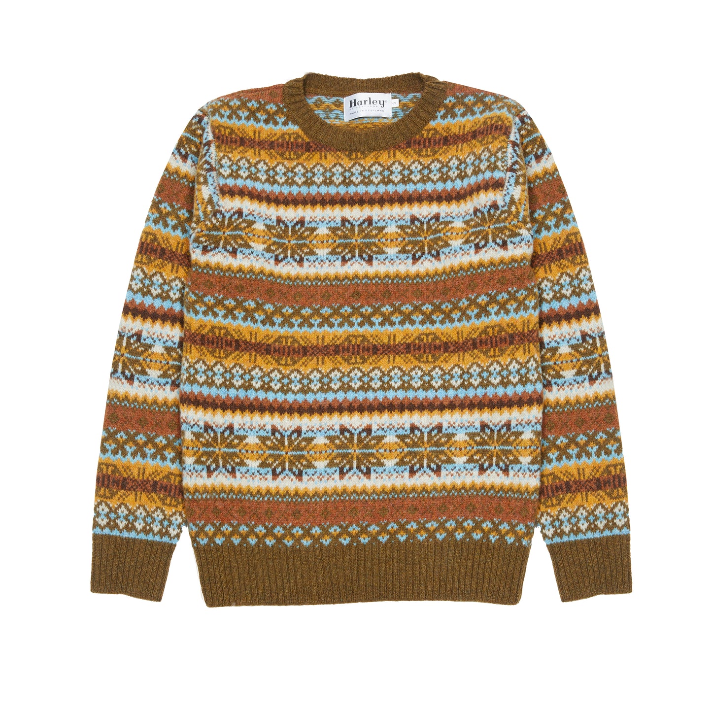 Harley Fair Isle Jumper in Moorland