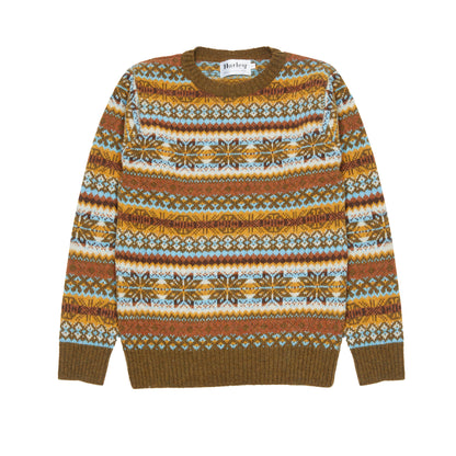 Harley Fair Isle Jumper in Moorland
