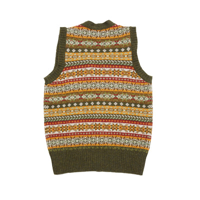 Harley Fair Isle Waistcoat in Pineshadow 3