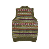 Harley Fair Isle Waistcoat in Scots Pine 3