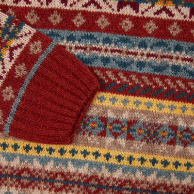 Harley Fair Isle Jumper in Blaze