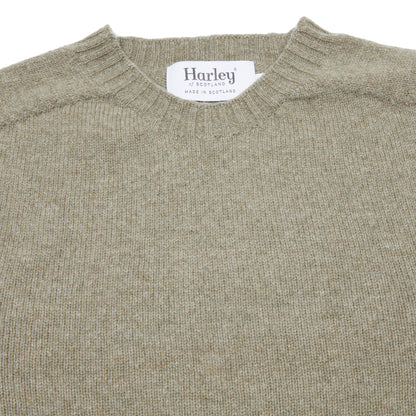 Harley Lambswool Jumper in Greensand