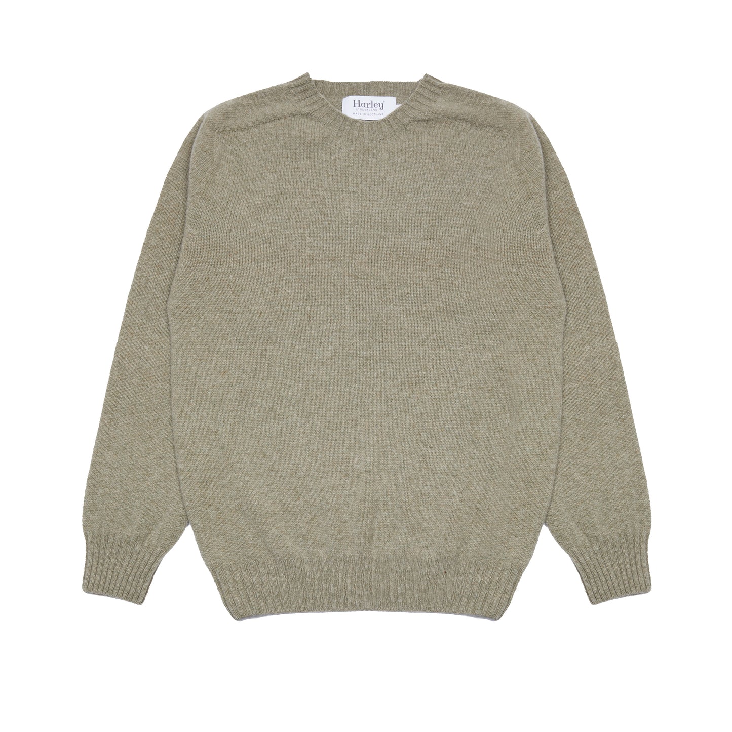 Harley Lambswool Jumper in Greensand