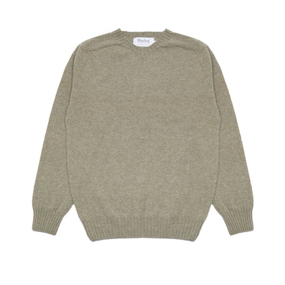 Harley Lambswool Jumper in Greensand