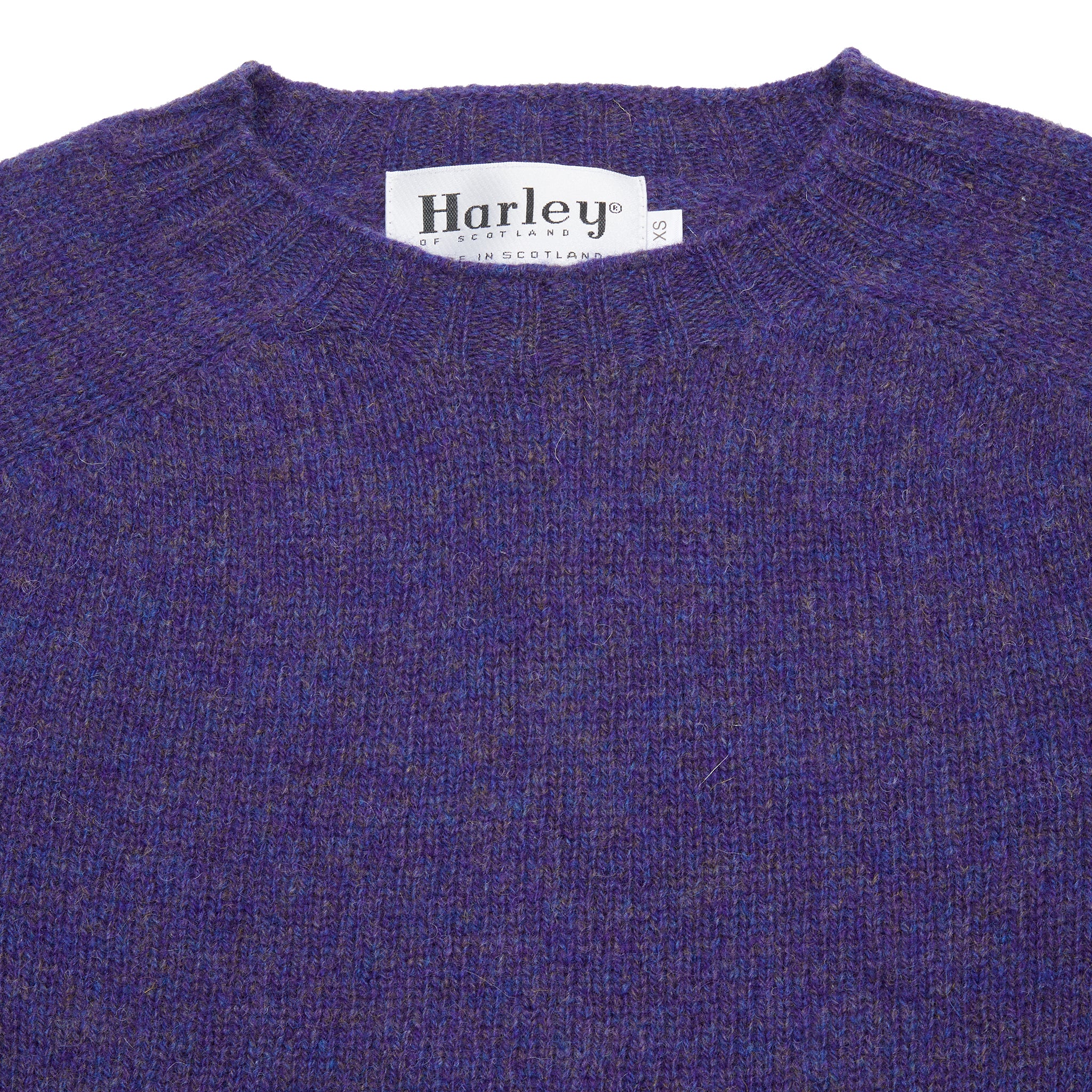 マーガレット新品♡Harley of Scotland✖️MACPHEE Harley of Scotland Mens Seamless Saddle Shoulder Shetland Sweater