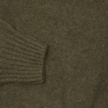 Harley Crew-Neck Lambswool Jumper in Loden