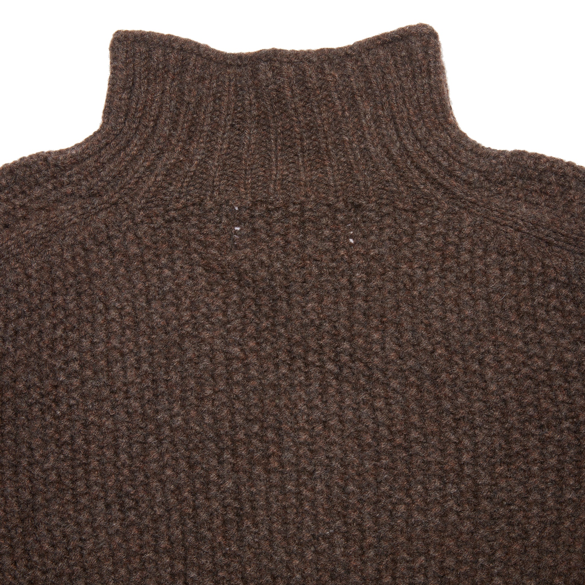 Harley Women's Moss Stitch High Neck Jumper in Porcupine