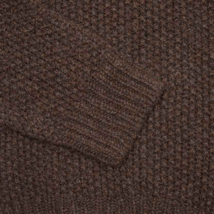 Harley Women's Moss Stitch High Neck Jumper in Porcupine