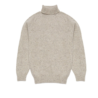 Harley Glenugie Nep Polo Neck Sweater in Mull 1