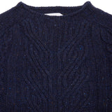 Harley Women's Chunky Glenugie Fisherman Jumper in Jura