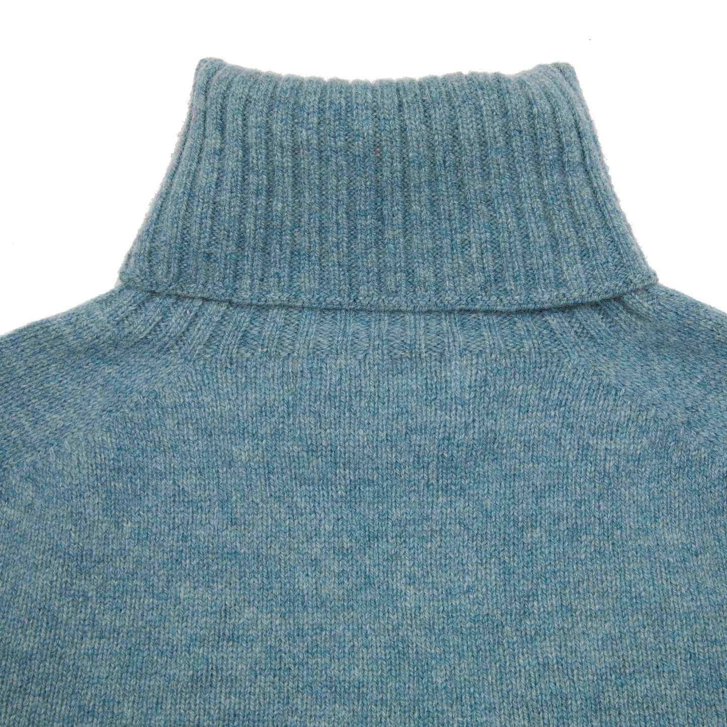 Harley Women's Lambswool Roll Neck Jumper in Oribe Green