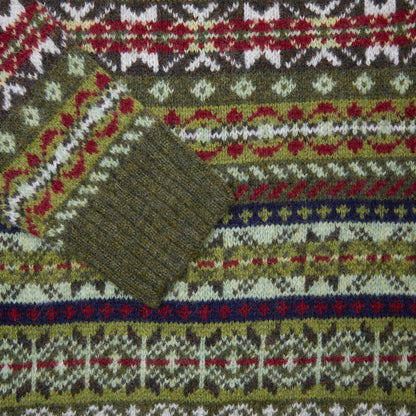 Harley Fair Isle Jumper in Scots Pine