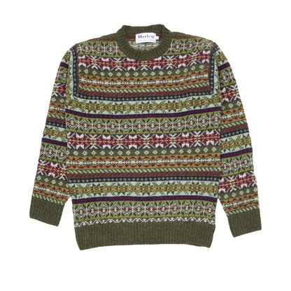 Harley Fair Isle Jumper in Scots Pine